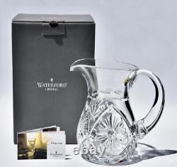 NIB Carafe en cristal Waterford / Pichet FLANNEL FLOWER Fabriqué en Irlande 1,2L