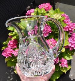 NIB Carafe en cristal Waterford / Pichet FLANNEL FLOWER Fabriqué en Irlande 1,2L