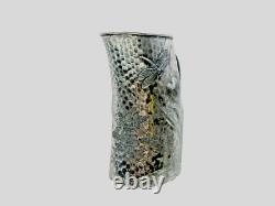 PITCHER EN ARGENT FIN PLAT JAPONAIS STYLE Esthétique Japonaise Libellule