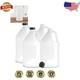 Pack De 4 Jugs à Eau Écologiques De 1 Gallon, Anti-contrefaçon Et Lavables Au Lave-vaisselle
