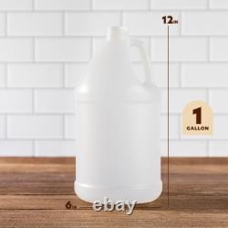 Pack de 4 Jugs à Eau Écologiques de 1 Gallon, Anti-Contrefaçon et Lavables au Lave-Vaisselle