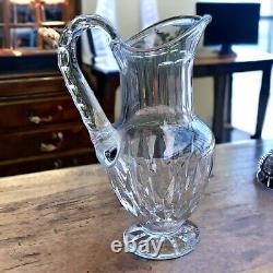 Pichet Carafe Art Nouveau Saint Louis Cristal France Modèle Tommy 11H Signé