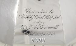 Pichet/Cruchon en argent monnayé américain gravé Forbes, antique vers 1840