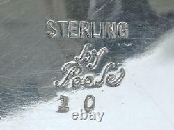 Pichet D’eau Argenté Sterling (cruche). Etats-unis, Atelier Poole Silver Company