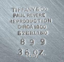 Pichet D'eau En Argent Sterling. Reproduction Du Paul Revere. Tiffany & Co.