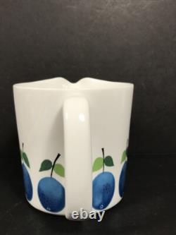 Pichet Gustavsberg Prunus, pichet à jus de prune bleue, pichet à eau