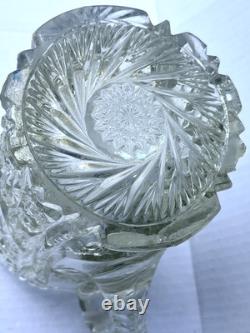 Pichet Vase en Verre Taillé en Cristal Lourd - Livraison Gratuite