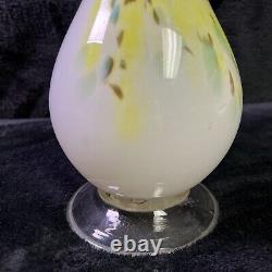 Pichet à eau à long cou / Distributeur de boissons en verre art multicolore Cruche à eau