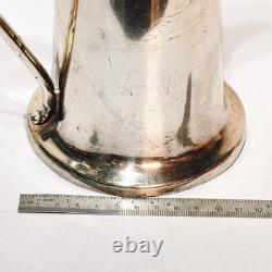 Pichet à eau chaude en argent antique plaqué en forme de jonquille, cafetière, Angleterre (t.)