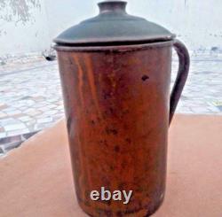 Pichet à eau en cuivre vintage, cafetière, pot à lait avec poignée, cruche à eau potable