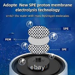 Pichet d'eau à l'hydrogène, générateur d'eau riche en hydrogène, pichet d'électrolyse sans BPA