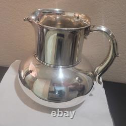 Pichet d'eau américain antique en argent sterling de Tiffany & Co de grande taille