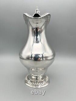 Pichet d'eau chaude en argent sterling de l'époque édouardienne, C. S Harris & Sons, Londres, 1903