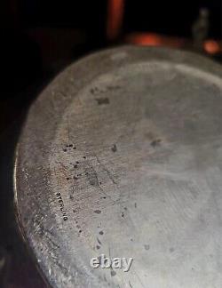 Pichet d'eau vintage en argent sterling Alvin, 9 pouces, 595 grammes, pas de monogrammes, 5 pintes