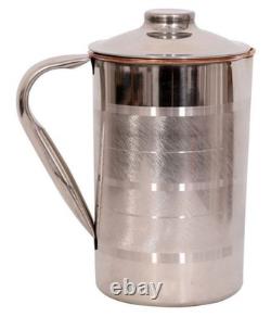 Pichet de Luxe en Cuivre Pur, Design Élégant pour le Stockage et le Service de l'Eau Pichet de Luxe en Cuivre Pur, Design Élégant pour le Stockage et le Service de l'Eau