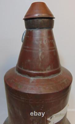 Pichet en Cuivre Turc Vintage Fait Main Art du Moyen-Orient Collectionnable