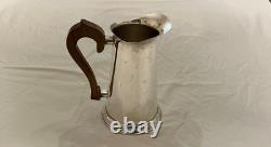 Pichet en argent sterling vintage fabriqué par Stieff sans monogramme, 23 cm de haut