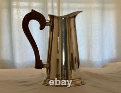 Pichet en argent sterling vintage fabriqué par Stieff sans monogramme, 23 cm de haut