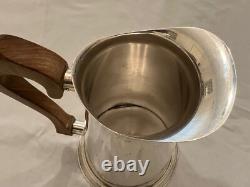 Pichet en argent sterling vintage fabriqué par Stieff sans monogramme, 23 cm de haut