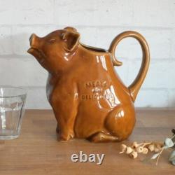 Pichet en céramique 900cc en forme de cochon, grande capacité, fabriqué au JAPON