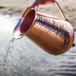 Pichet en cuivre Kosdeg avec couvercle 68 oz Buvez plus d'eau, réduisez votre sucre