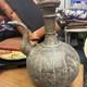 Pichet En Cuivre Ancien Ottoman Moghol Fait à La Main, Gravé Et Ciselé