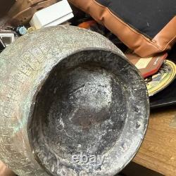 Pichet en cuivre ancien ottoman moghol fait à la main, gravé et ciselé