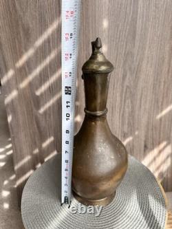 Pichet en cuivre turc avec couvercle, grand, antique, patine, martelé à la main, 15 Pichet en cuivre turc avec couvercle, grand, antique, patine, martelé à la main, 15