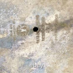 Pichet en eau en métal argenté avec doublure en émail de la Meriden B. Company, antique de 1868