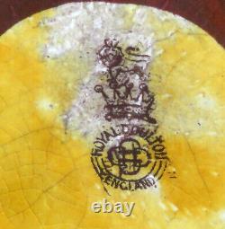 Pichet en poterie d'art Royal Doulton John Barleycorn Kingsware des années 1900 - 28oz
