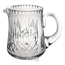 Pichet en verre cristal Edinburgh Appin à coupe verticale et en croix