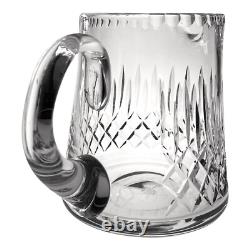 Pichet en verre cristal Edinburgh Appin à coupe verticale et en croix
