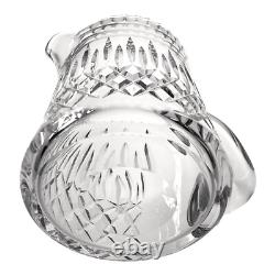 Pichet en verre cristal Edinburgh Appin à coupe verticale et en croix