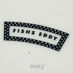 Pichet imprimé italien floral de Fishs Eddy NY pour vin, jus et eau, style déco abstrait.