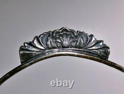 Pichets à eau inclinables en argent argenté ancien de la Monarch Silver Co. avec insert en porcelaine