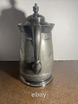 Pichets en argent quadruple plaqué Simpson Hall Miller ANTIQUE #387