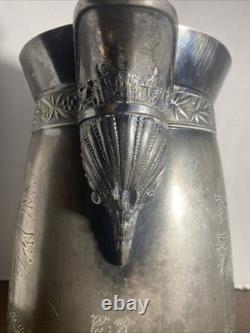 Pichets en argent quadruple plaqué Simpson Hall Miller ANTIQUE #387