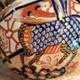 Pichets/jug En Grès Anglais Imari Dragon En Fer De Brevet De Turner