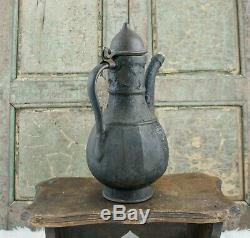 Pitcher Antique Russe Can Eau Jug 18ème Siècle Malamov Usines Ural