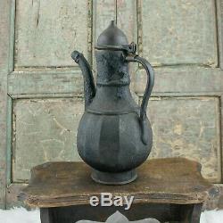 Pitcher Antique Russe Can Eau Jug 18ème Siècle Malamov Usines Ural