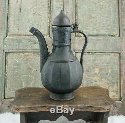 Pitcher Antique Russe Can Eau Jug 18ème Siècle Malamov Usines Ural