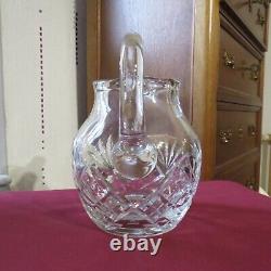 Pitcher To Water Jug Crystal Of Saint Louis Modèle Chantilly Or Massenetsigné