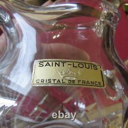 Pitcher To Water Jug Crystal Of Saint Louis Modèle Chantilly Or Massenetsigné