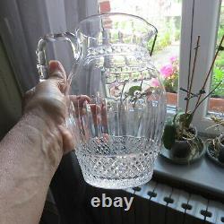 Pitcher To Water Jug Crystal Of Saint Louis Modèle Tommy Signé