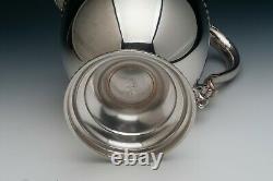 Poole Sterling Silver Water Pitcher, Gadroon Border, 4,55 Pintes, 9,75
