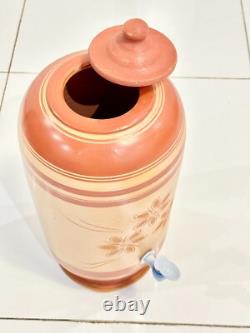 Pot à eau en argile fait main Produit pur du Sri Lanka distributeur d'eau en argile Gurulettu