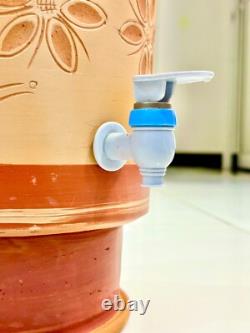 Pot à eau en argile fait main Produit pur du Sri Lanka distributeur d'eau en argile Gurulettu