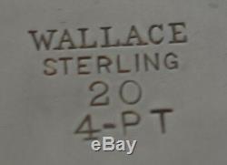 Puritaine Par Pitcher Wallace Sterling Silver Water # 20 9 1/2 X 8 1/2 (# 1919)