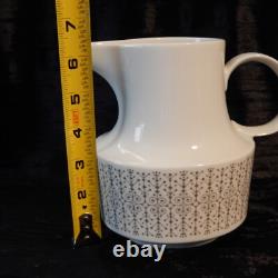 ROSENTHAL Allemagne FILIGRANE Rare Pichet 32 OZ Eau Jus Jarre Tapio WIRKKALA MCM