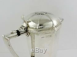 Ramsden & Carr Silver Flagon Londres 1908 Bière Jug, Vin Aiguière Ou Pitcher Eau